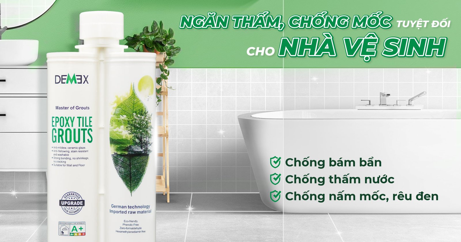 KEO CHÀ RON DEMEX CHỐNG THẤM