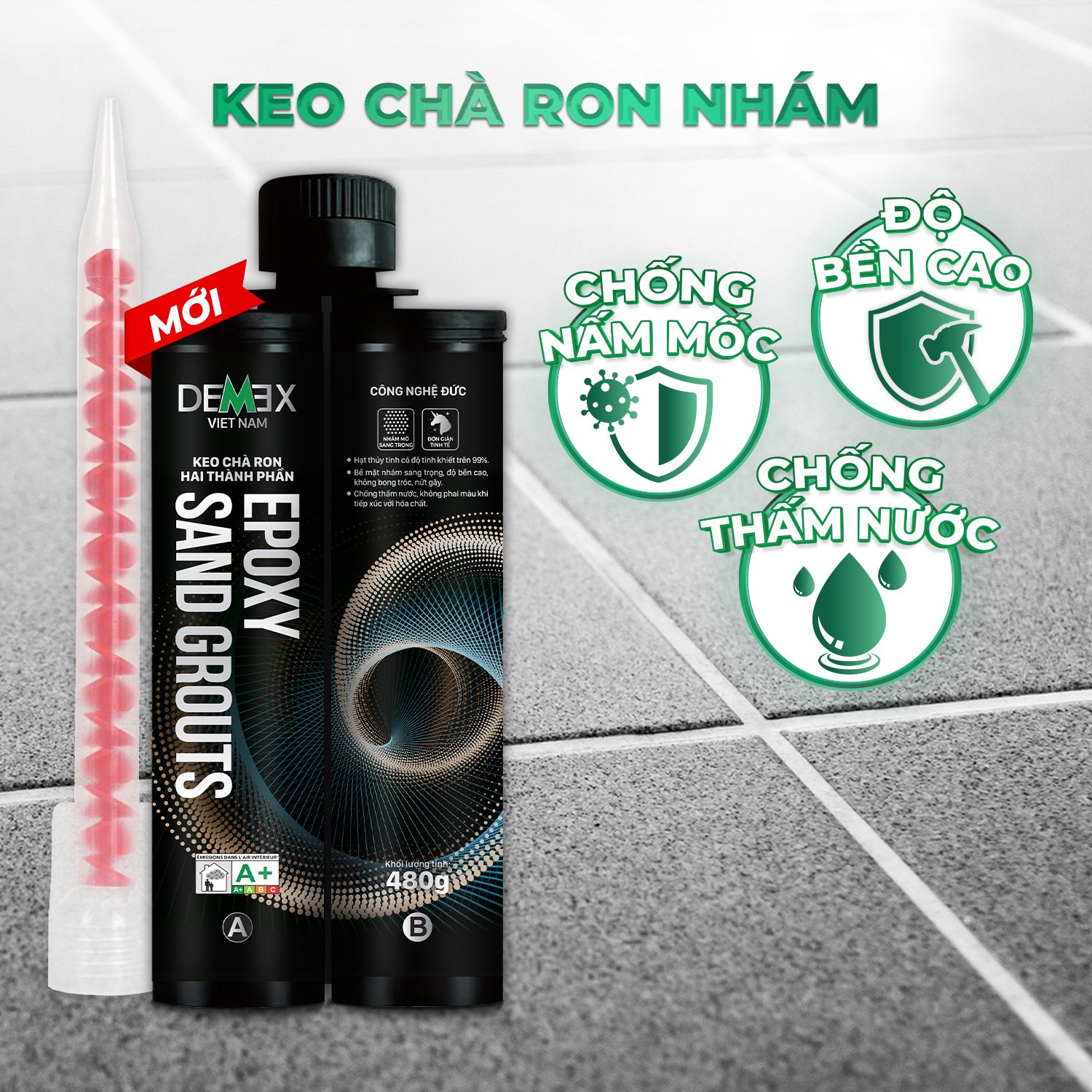 keo chà ron nhám Demex Sand Grouts