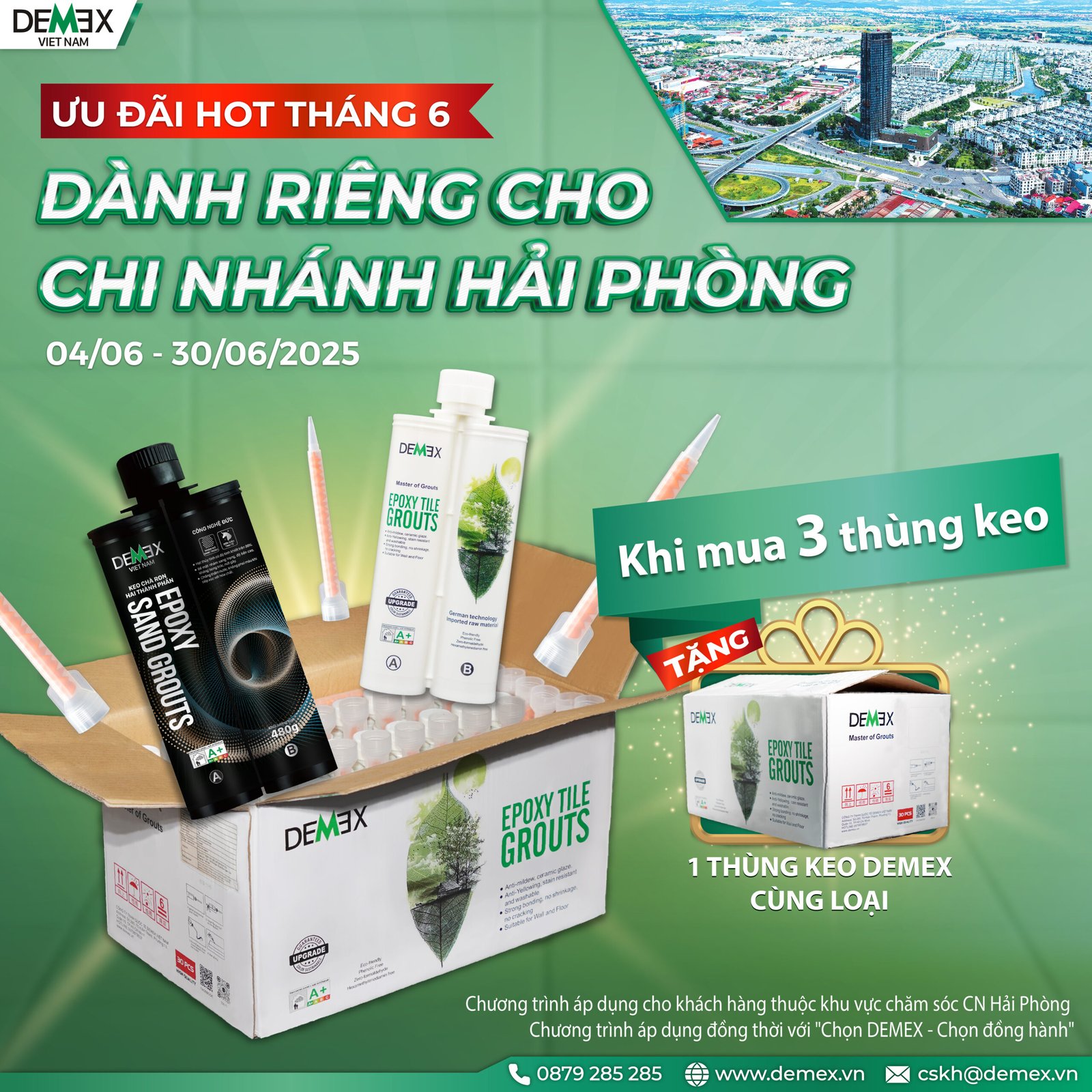 KICK OFF HẢI PHÒNG - SALE LỚN ĐỘC NHẤT: MUA 3 TẶNG 1!