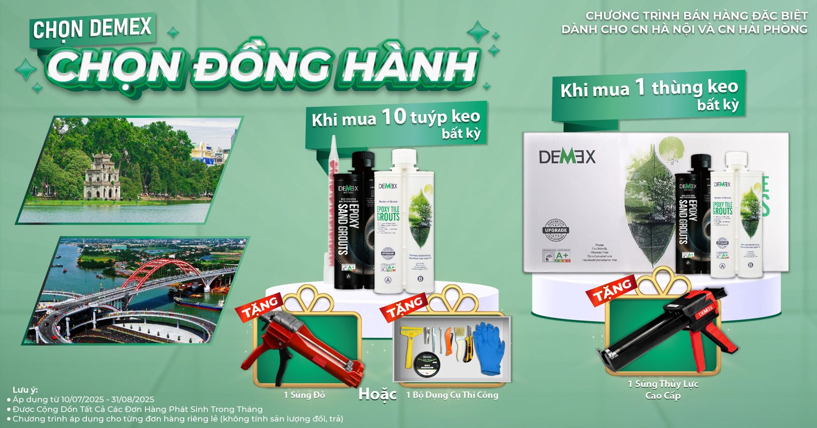 Chọn Demex – Chọn Đồng Hành: Chương trình ưu đãi tháng 7–8
