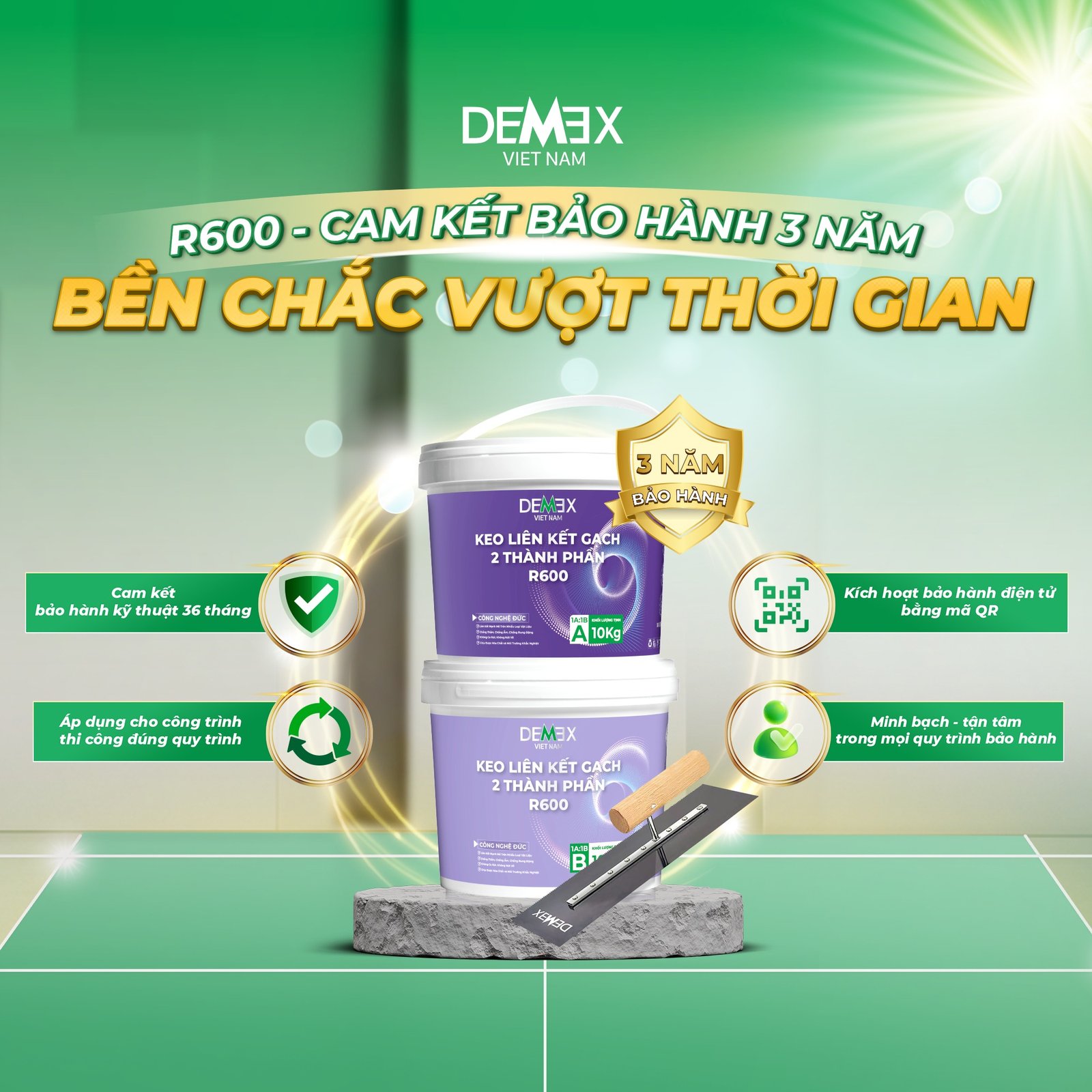 Chính sách bảo hành Demex R600