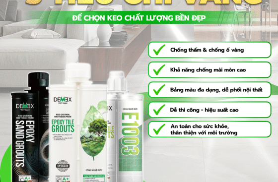 Bảng giá keo chít mạch Demex 2025