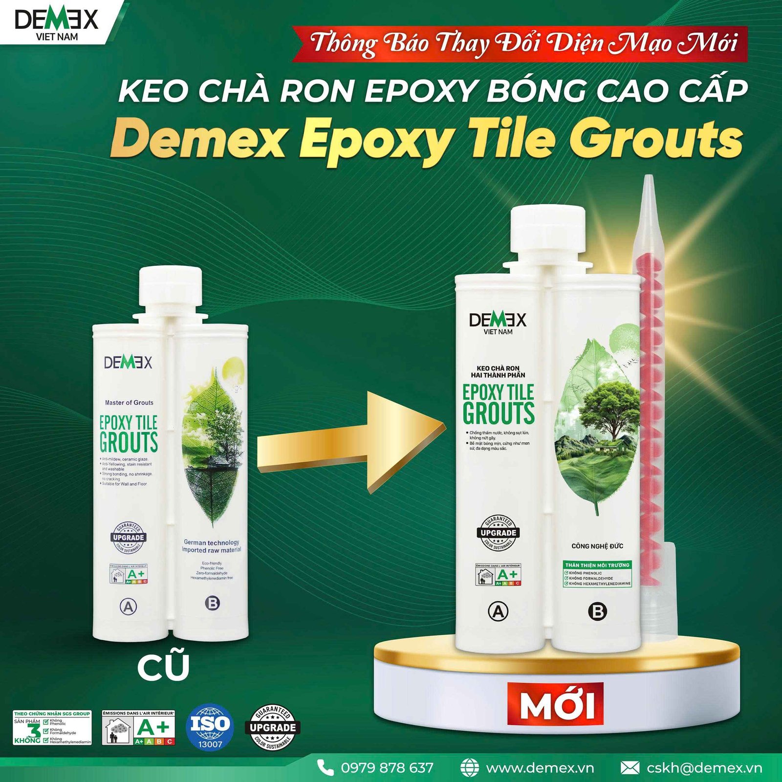 Bao bì mới Demex
