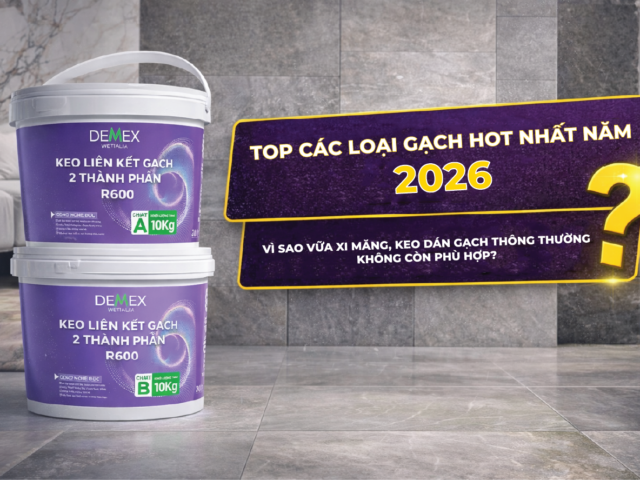 Keo dán gạch hiện đại