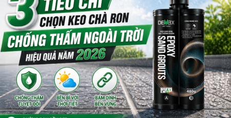 3 tiêu chí lựa keo chà ron ngoài trời năm 2026