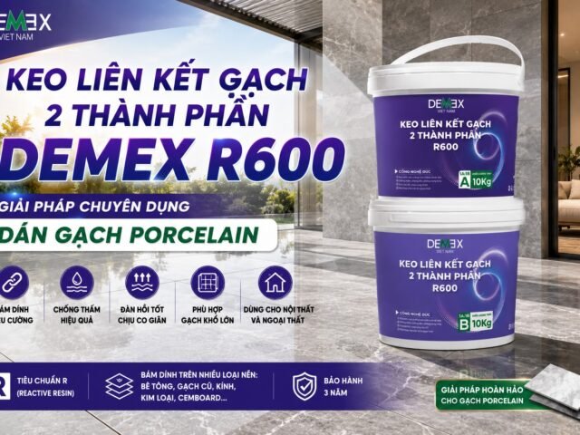 Demex R600 chuyên dụng dán gạch Porcelain