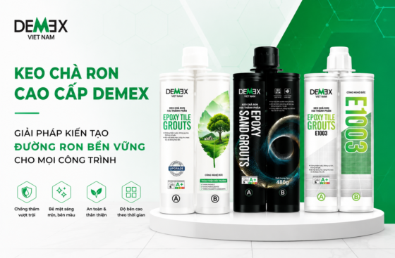 Keo chà ron cao cấp Demex – Giải pháp kiến tạo đường ron bền vững cho mọi công trình