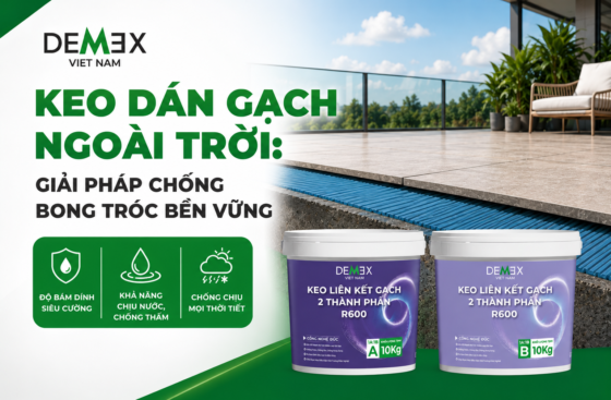 Keo dán gạch ngoài trời – Giải pháp chống bong tróc và giãn nở nhiệt do thời tiết