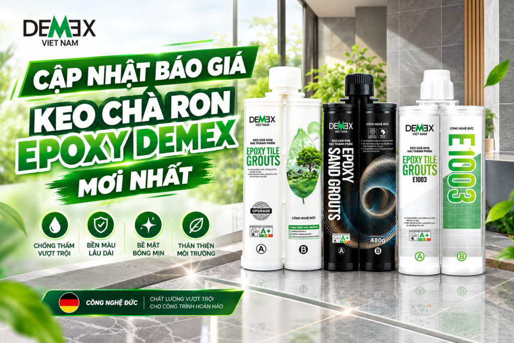Mua keo chà ron epoxy 2 thành phần Demex chính hãng với báo giá ưu đãi nhất